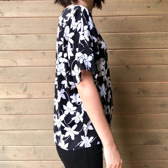 NWT MICHAEL Michael Kors FLORAL TOP- S - Picture 4 of 14